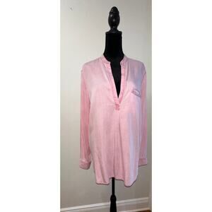 GAP Wild Rose 100% Tencel/Lyocell Sexy Chambray Tunic size XL